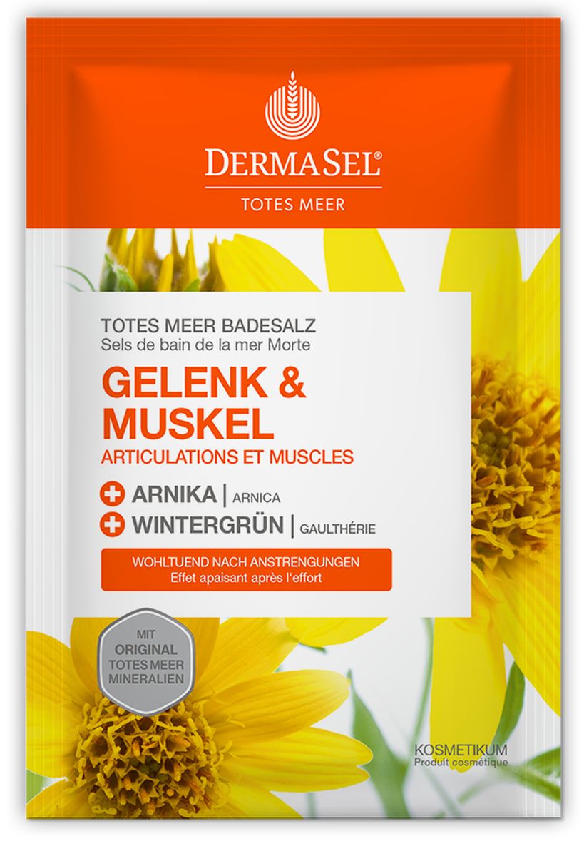 DERMASEL Totes Meer Badesalz Gelenk & Muskel