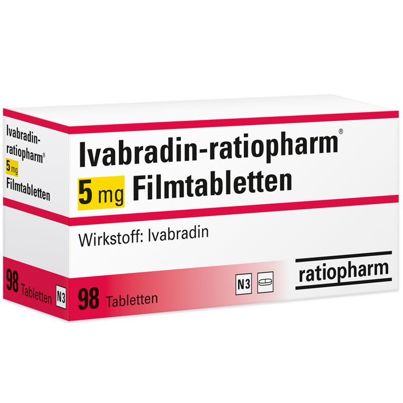 IVABRADIN-ratiopharm 5 mg Filmtabletten