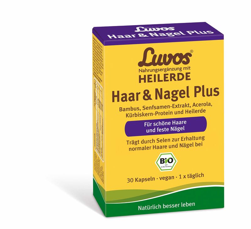 LUVOS Heilerde Bio Haar & Nagel Plus Kapseln