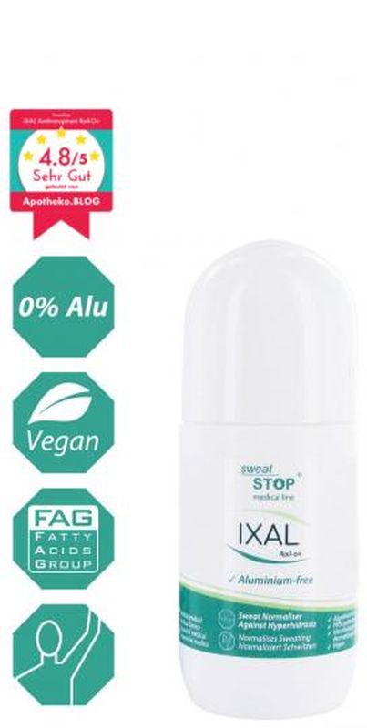 SWEATSTOP Medical Line IXAL Roll-on Antitranspira.