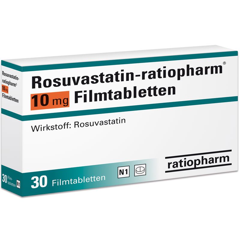 ROSUVASTATIN-ratiopharm 10 mg Filmtabletten