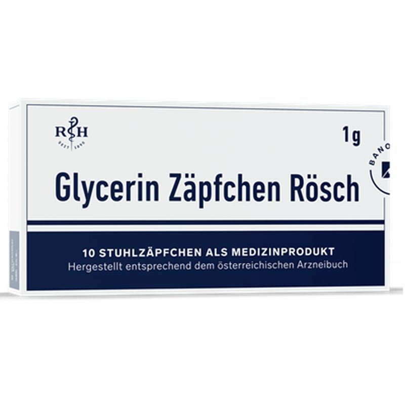 GLYCERIN Z�PFCHEN R�sch 1 g gegen Verstopfung