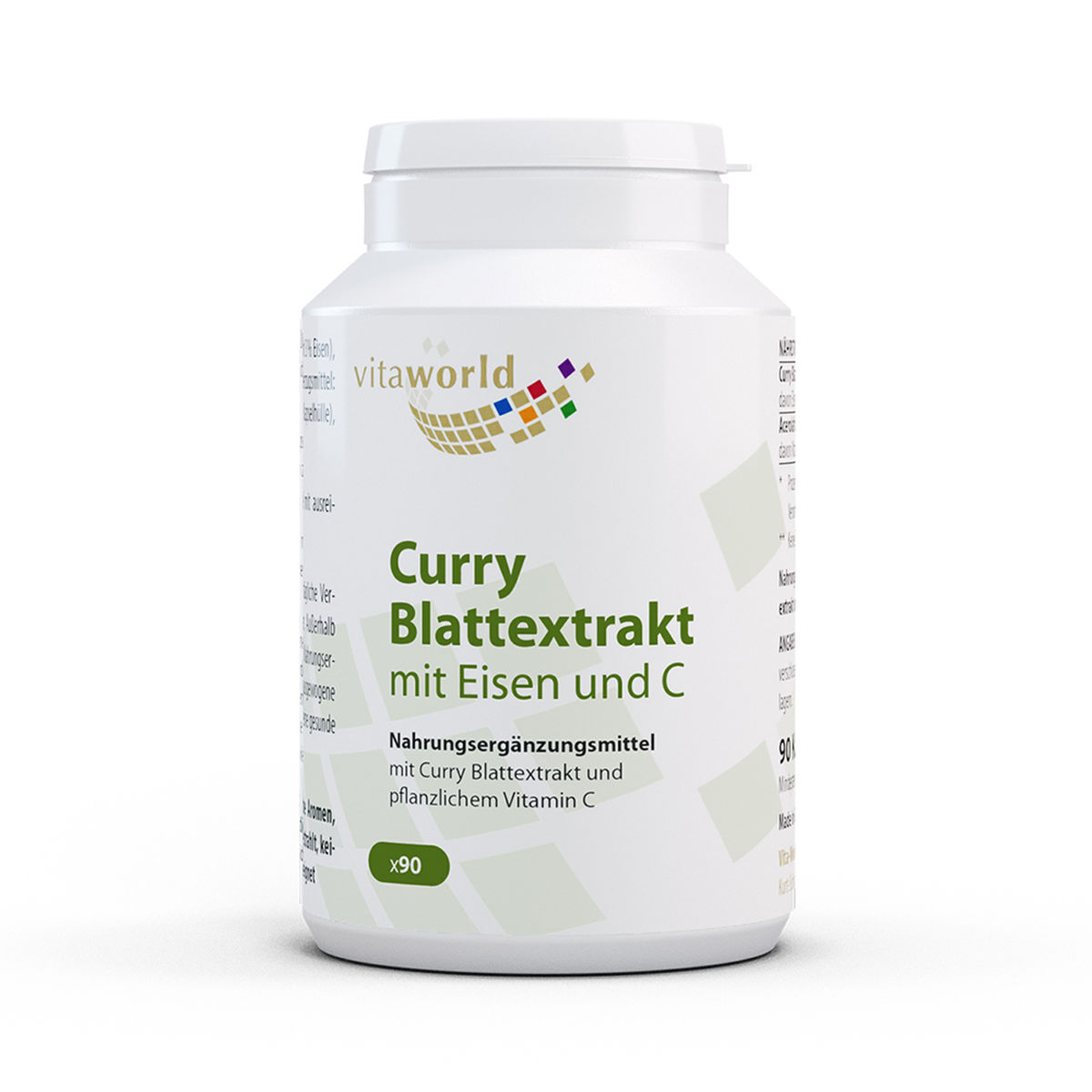 CURRY BLATTEXTRAKT mit Eisen und C Kapseln
