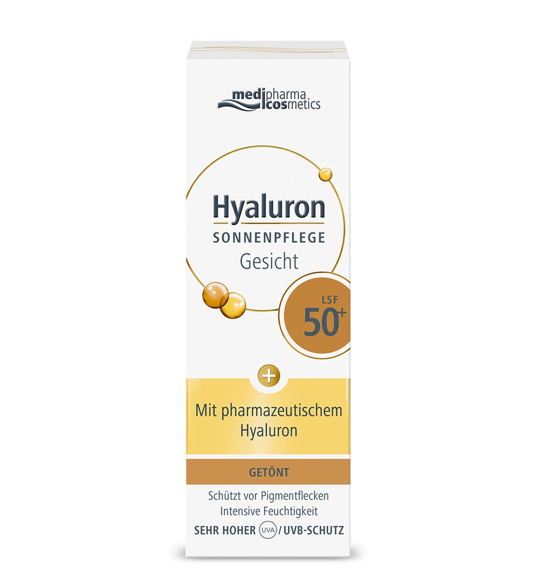HYALURON SONNENPFLEGE Gesicht Creme LSF 50+ get�nt