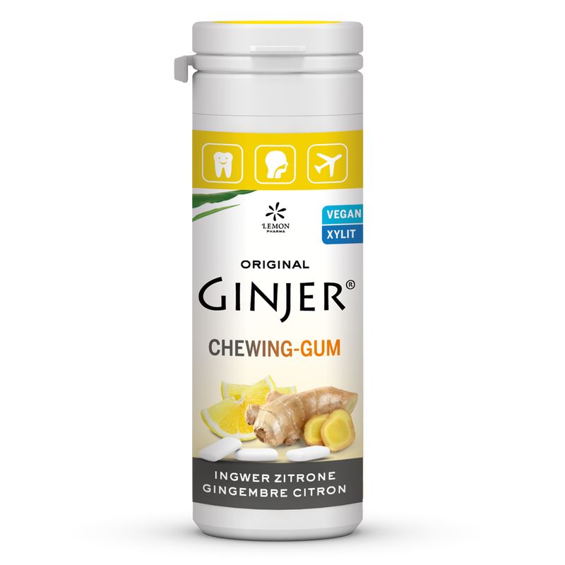 INGWER GINJER Kaugummi Zitrone