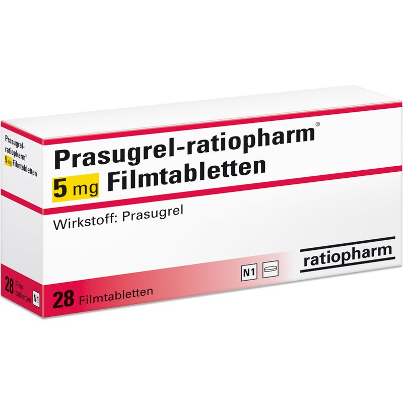 PRASUGREL-ratiopharm 5 mg Filmtabletten