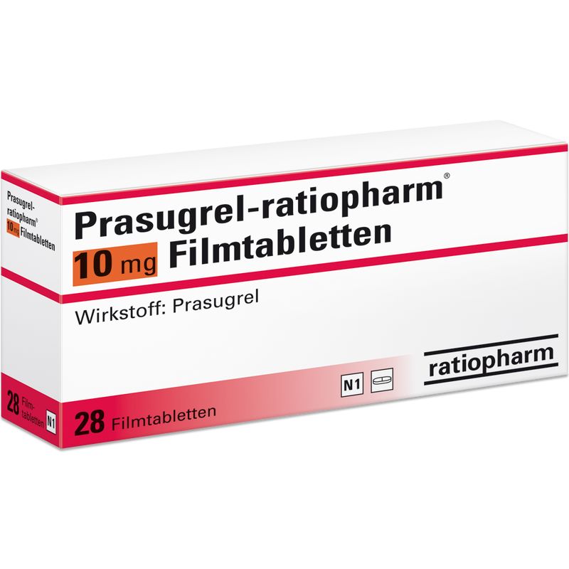 PRASUGREL-ratiopharm 10 mg Filmtabletten