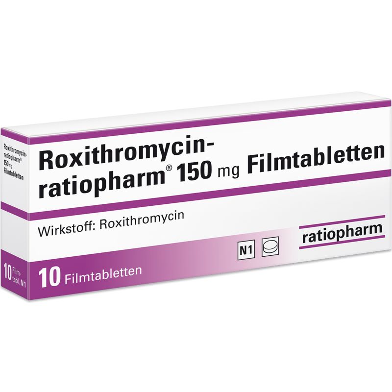 ROXITHROMYCIN-ratiopharm 150 mg Filmtabletten