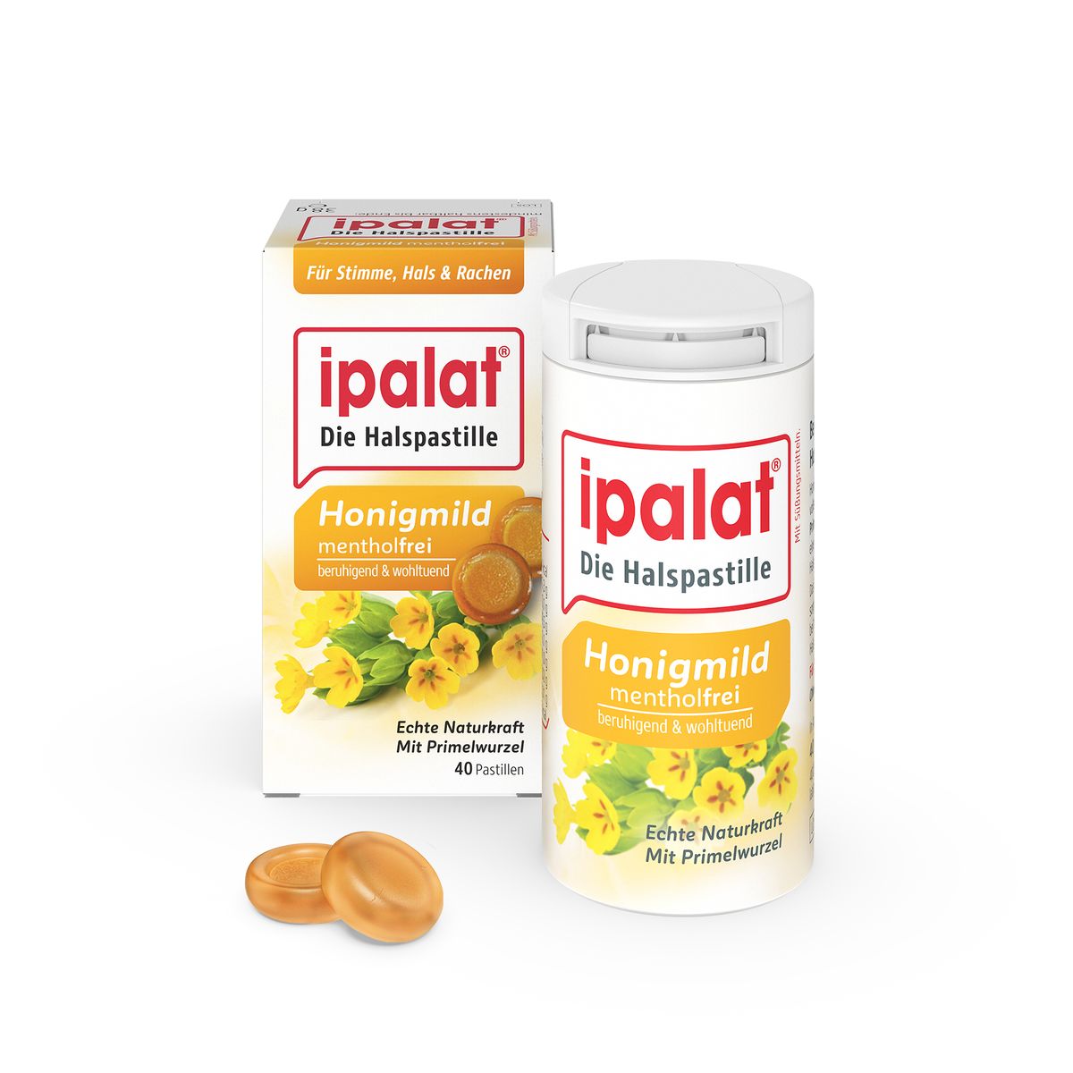 IPALAT Halspastillen honigmild o.Menthol zuckerfr.