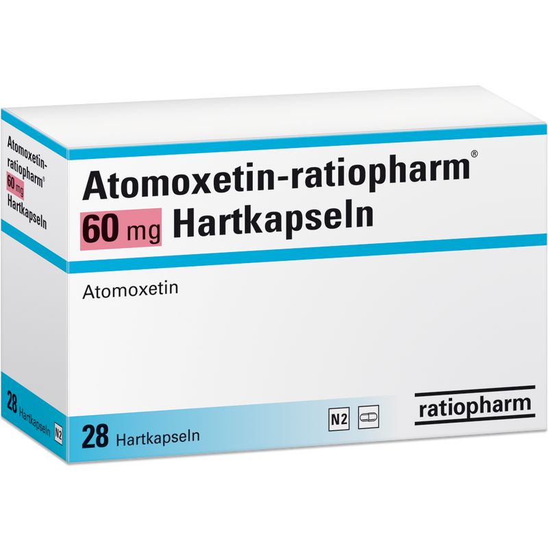 ATOMOXETIN-ratiopharm 60 mg Hartkapseln