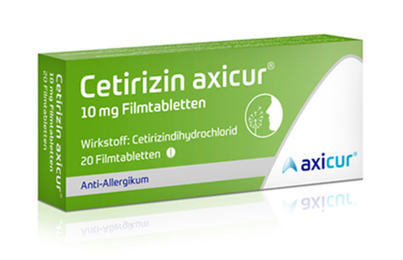 CETIRIZIN axicur 10 mg Filmtabletten