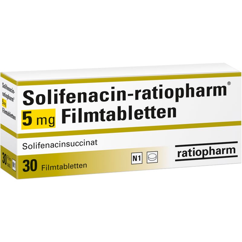 SOLIFENACIN-ratiopharm 5 mg Filmtabletten
