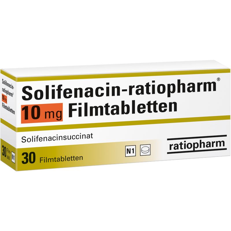 SOLIFENACIN-ratiopharm 10 mg Filmtabletten