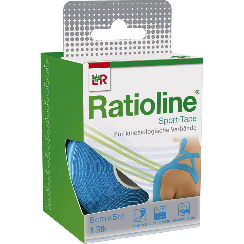 RATIOLINE Sport-Tape 5 cmx5 m t�rkis