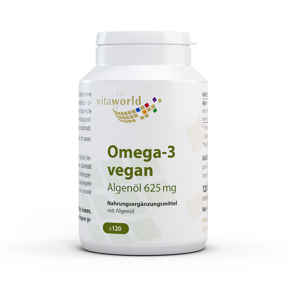 OMEGA-3 VEGAN Algen�l 625 mg Kapseln