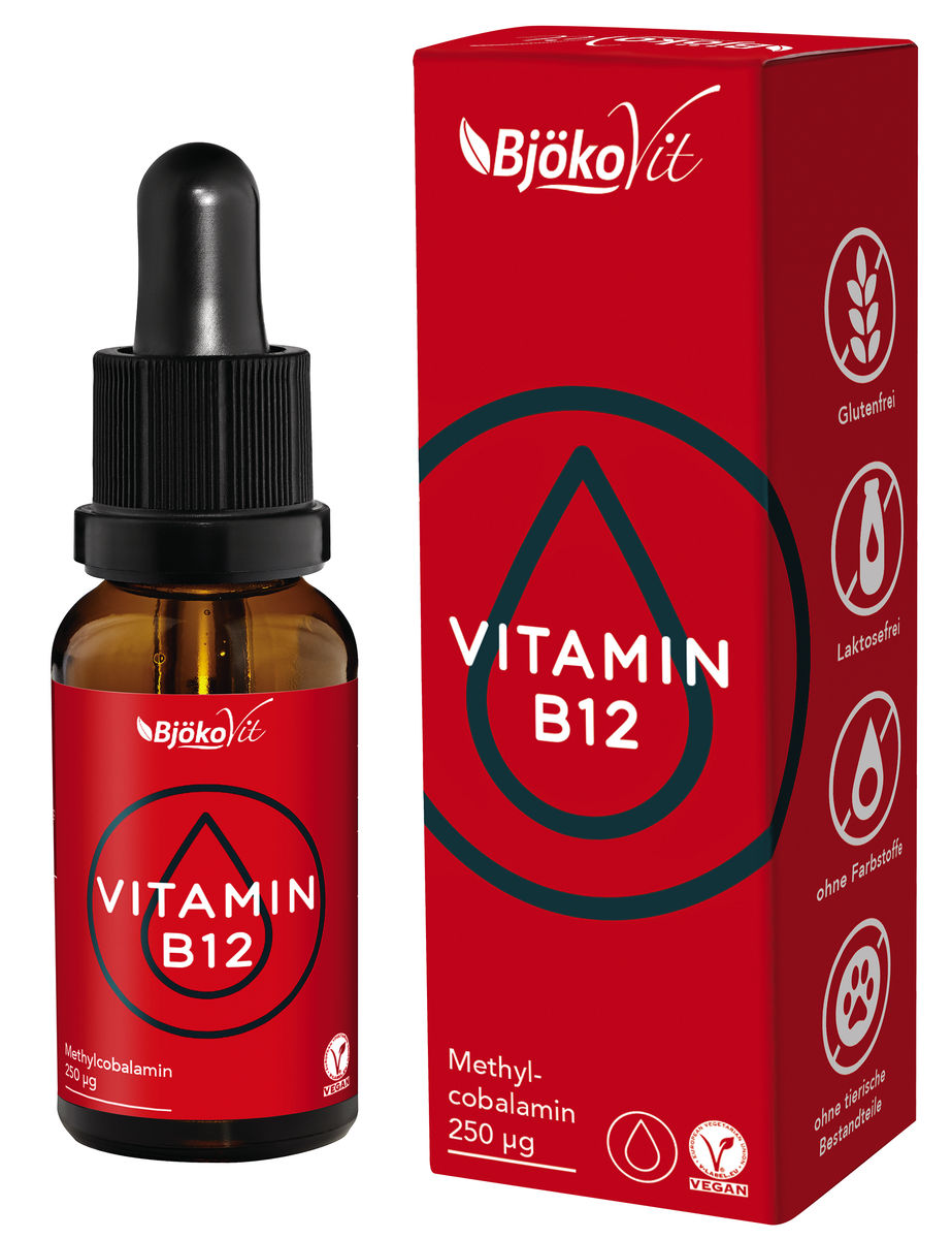 VITAMIN B12 VEGAN Tropfen Methylcobalamin