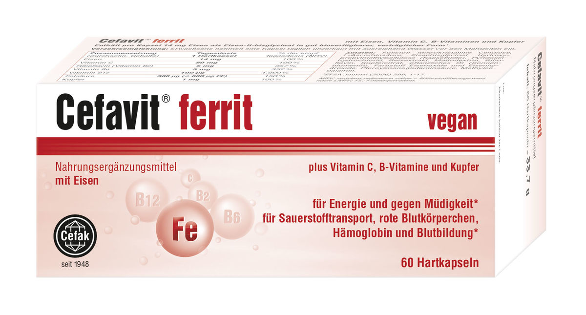CEFAVIT ferrit Hartkapseln