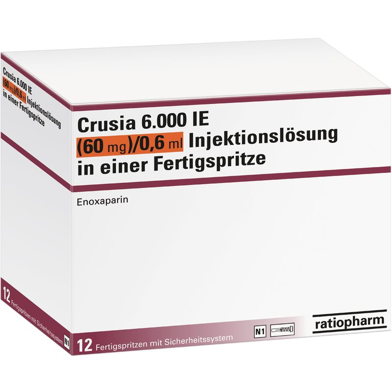 CRUSIA 6.000 I.E. 60 mg/0,6 ml ILO F.Sp.+Sich-Sys.