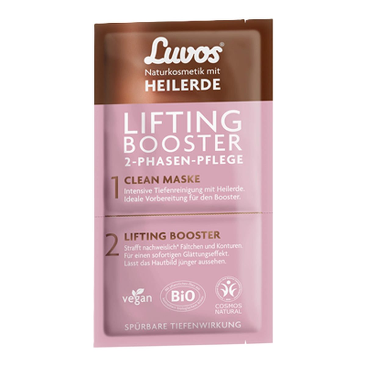 LUVOS Heilerde Lifting Booster&Clean Maske 2+7,5ml