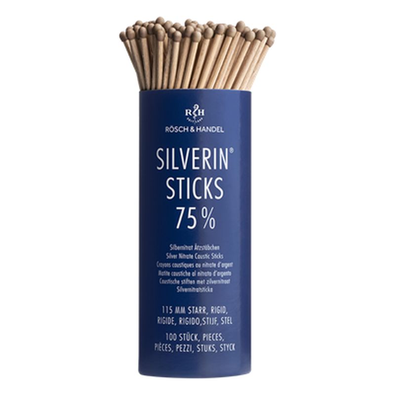 SILVERIN Sticks 75% Silbernitrat �tzst.200mm starr