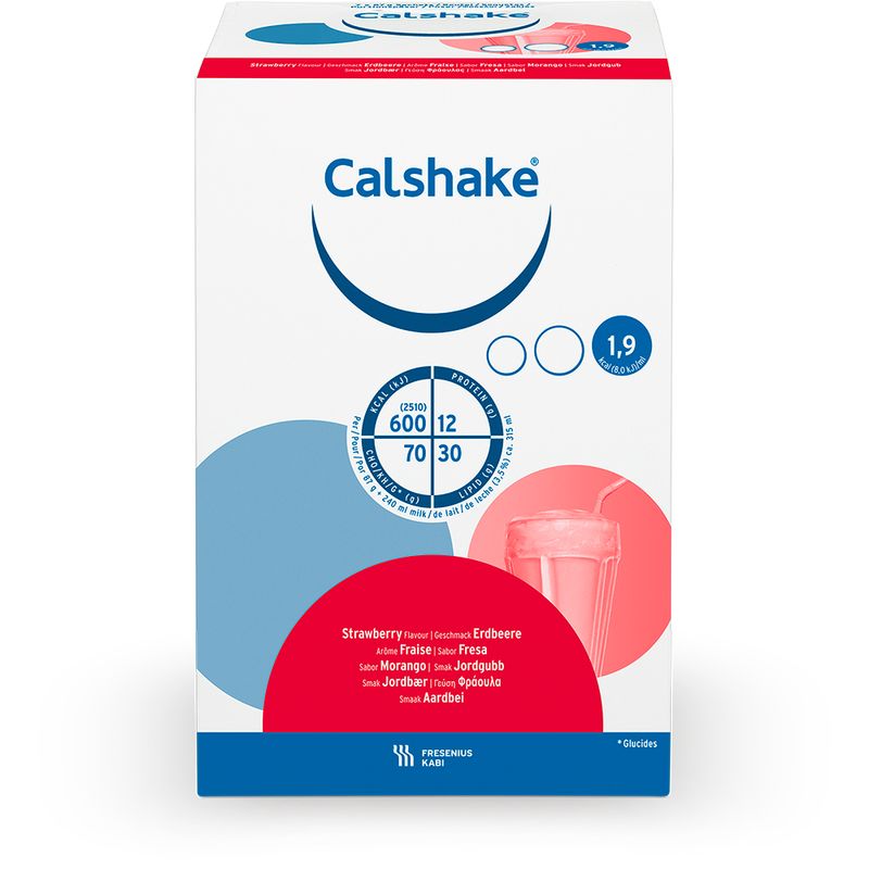 CALSHAKE Erdbeere Beutel Pulver
