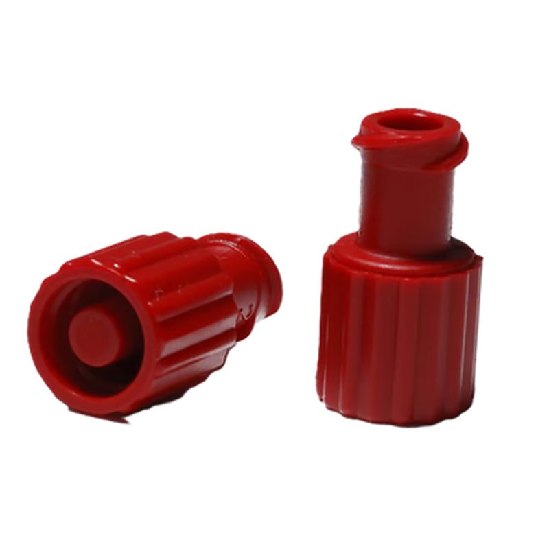 KOMBISTOPFEN steril Luer-Lock rot