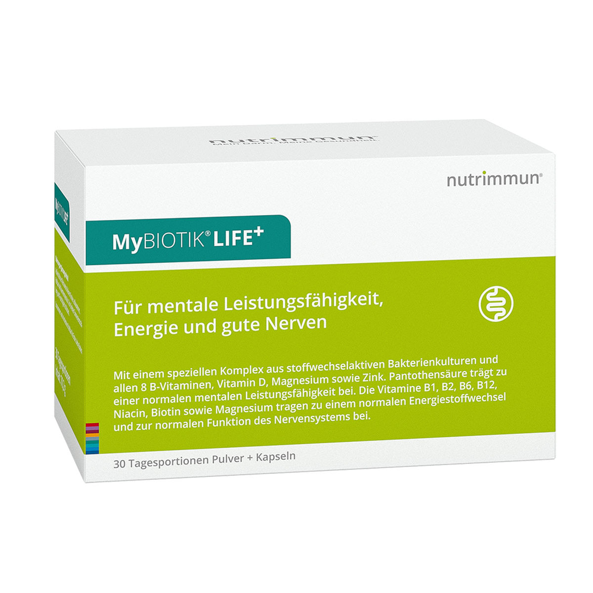 MYBIOTIK LIFE+ Kombipackung 30x1,5 g Plv.+60 Kaps.