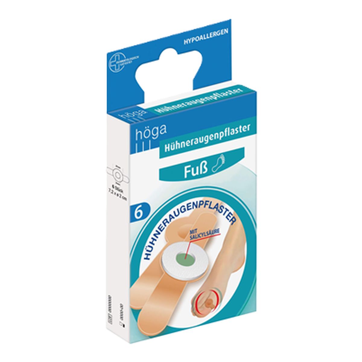 WARZENPFLASTER 2 Gr��en 4x1,9 cm 12x1,2 cm H�ga