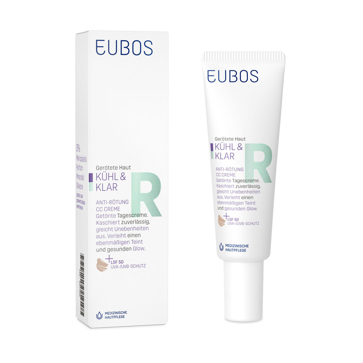 EUBOS K�HL & KLAR Anti-R�tung CC Creme LSF 50