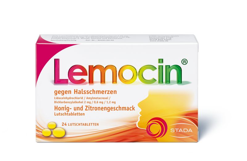 LEMOCIN gegen Halsschmerzen Honig-u.Zitroneng.Lut.