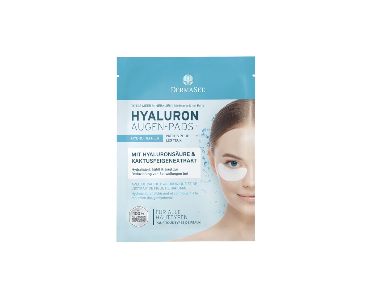 DERMASEL Totes Meer Hyaluron Augen-Pads