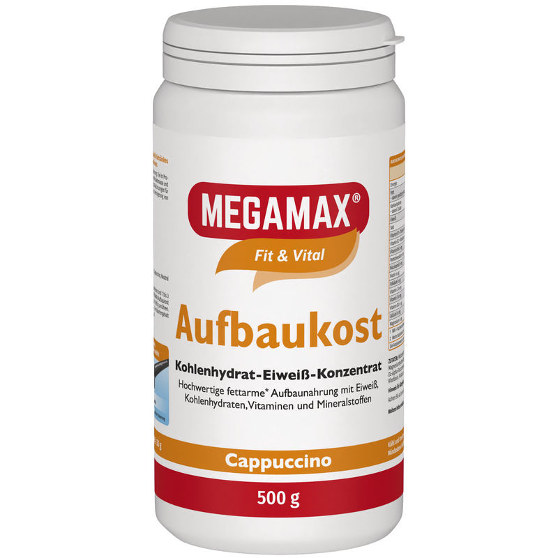 MEGAMAX Aufbaukost Cappuccino Pulver