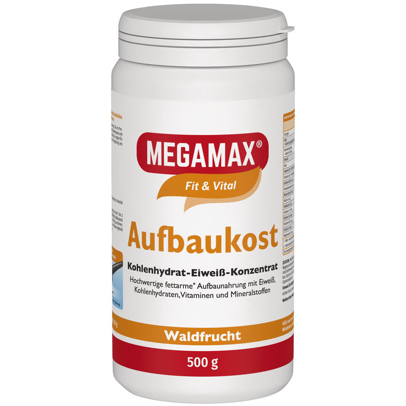 MEGAMAX Aufbaukost Waldfrucht Pulver