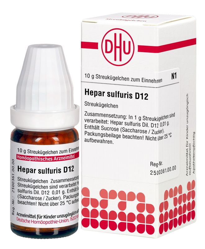 HEPAR SULFURIS D 12 Globuli