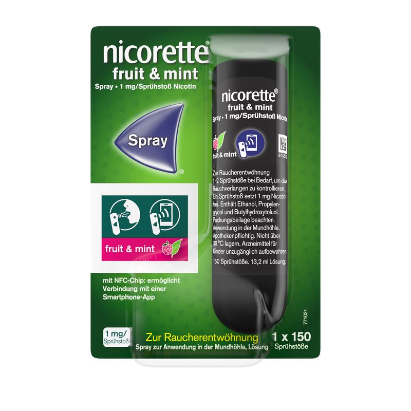 NICORETTE Fruit & Mint Spray 1 mg/Spr�hsto� NFC
