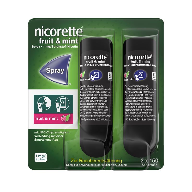 NICORETTE Fruit & Mint Spray 1 mg/Spr�hsto� NFC