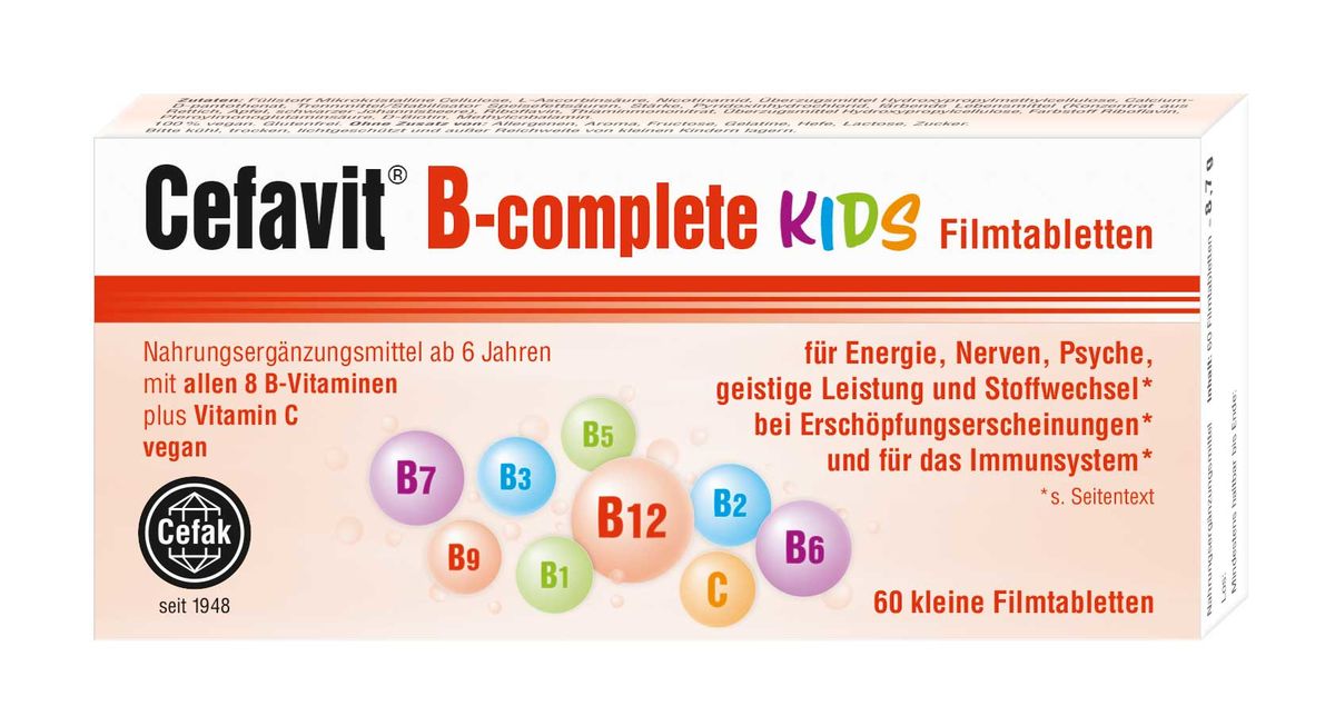 CEFAVIT B-complete KIDS Filmtabletten