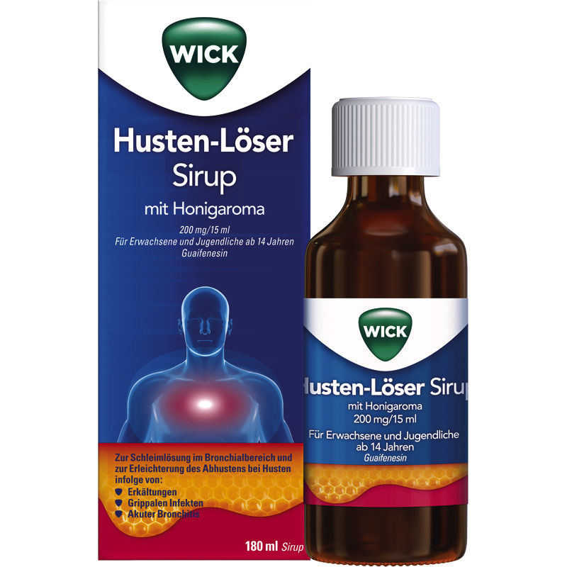 WICK Husten-L�ser Sirup mit Honigaroma 200mg/15ml