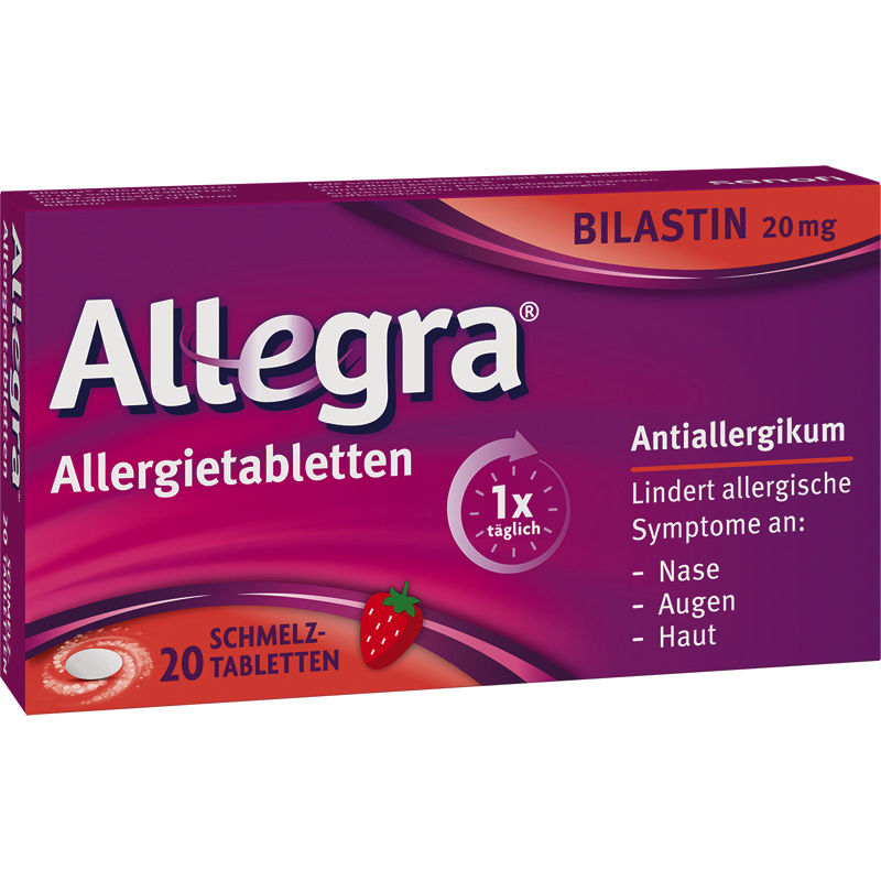 ALLEGRA Allergietabletten 20 mg Schmelztabletten