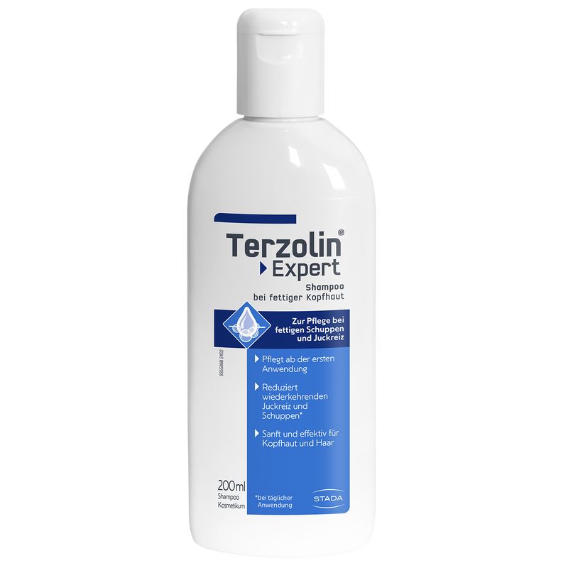 TERZOLIN Expert Shampoo bei fettiger Kopfhaut