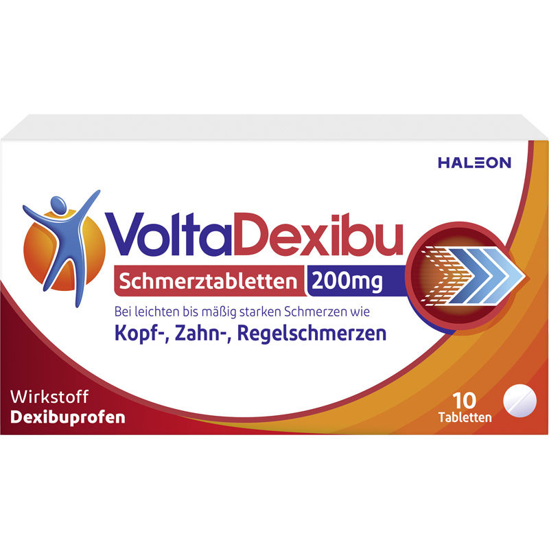 VOLTADEXIBU Schmerztabletten 200 mg Filmtabletten
