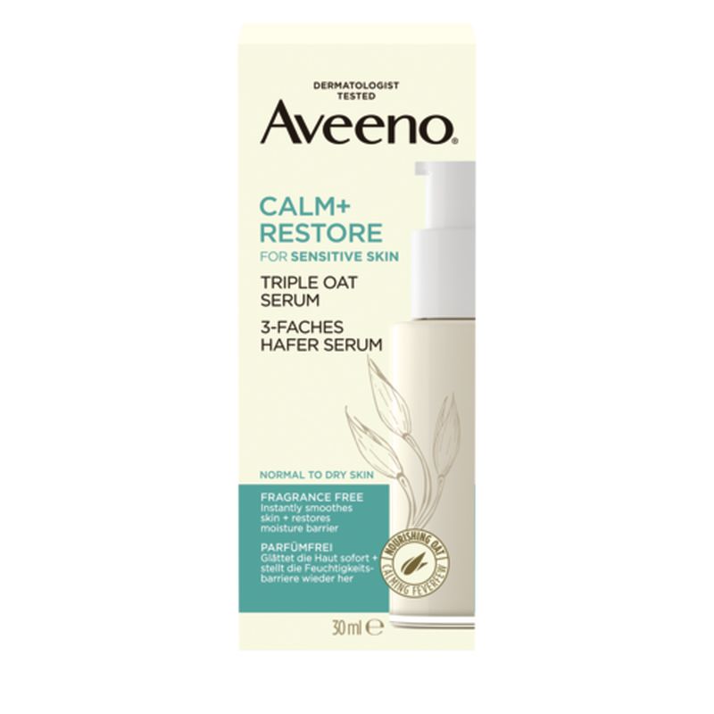 AVEENO Calm+ Restore 3-faches Hafer Serum
