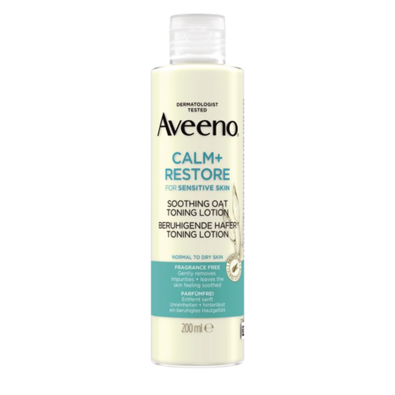 AVEENO Calm+ Restore beruhigende Hafer Toning Lot.