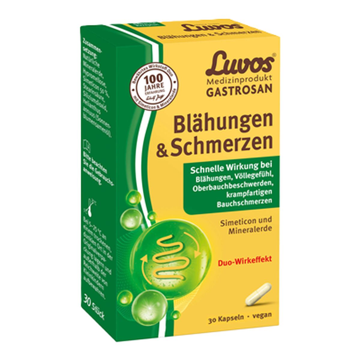 LUVOS Gastrosan Bl�hungen & Schmerzen Kapseln