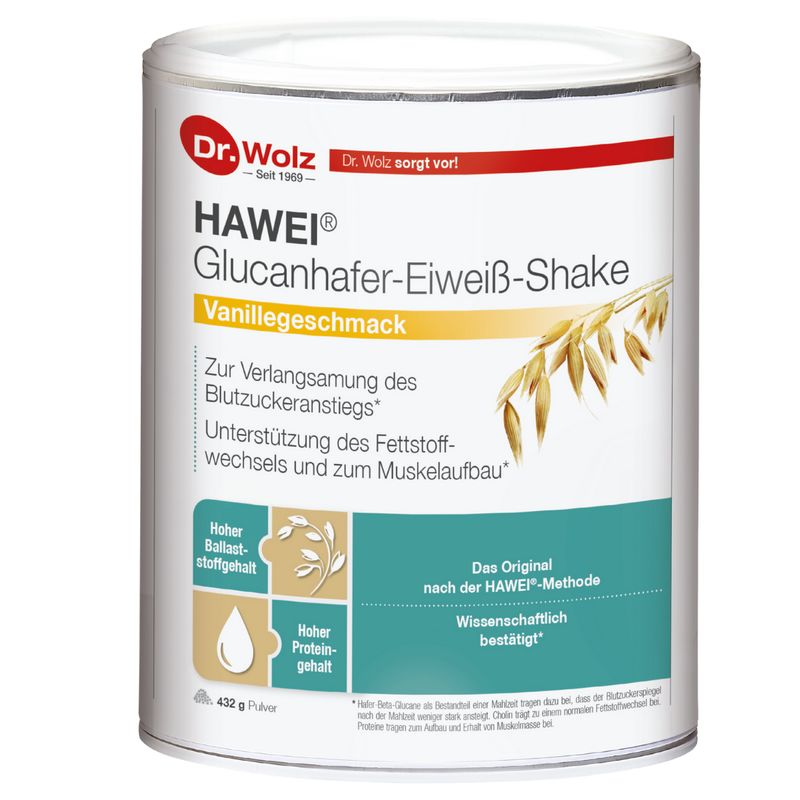 HAWEI Glucanhafer-Eiwei�-Shake Vanillegeschm.Pulv.