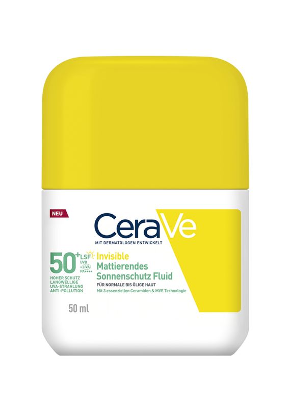 CERAVE Sonnenschutz Fluid Invisi.mattier.SPF 50+