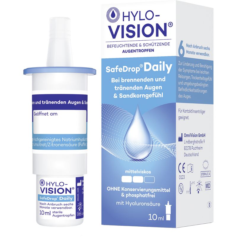 HYLO-VISION SafeDrop Daily Augentropfen