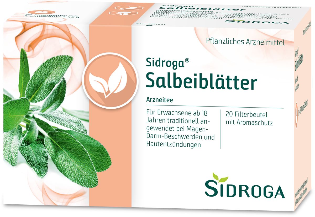 SIDROGA Salbeibltter Tee Filterbeutel