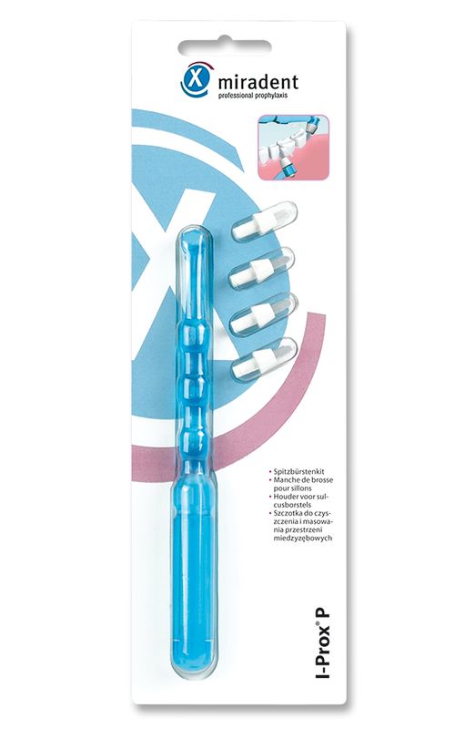 MIRADENT Spitzb�rsten-Kit I-Prox P tra.blau 1H.4B.