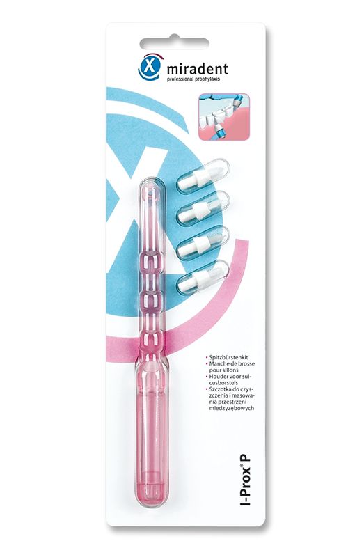 MIRADENT Spitzb�rsten-Kit I-Prox P tra.pink 1H.4B.